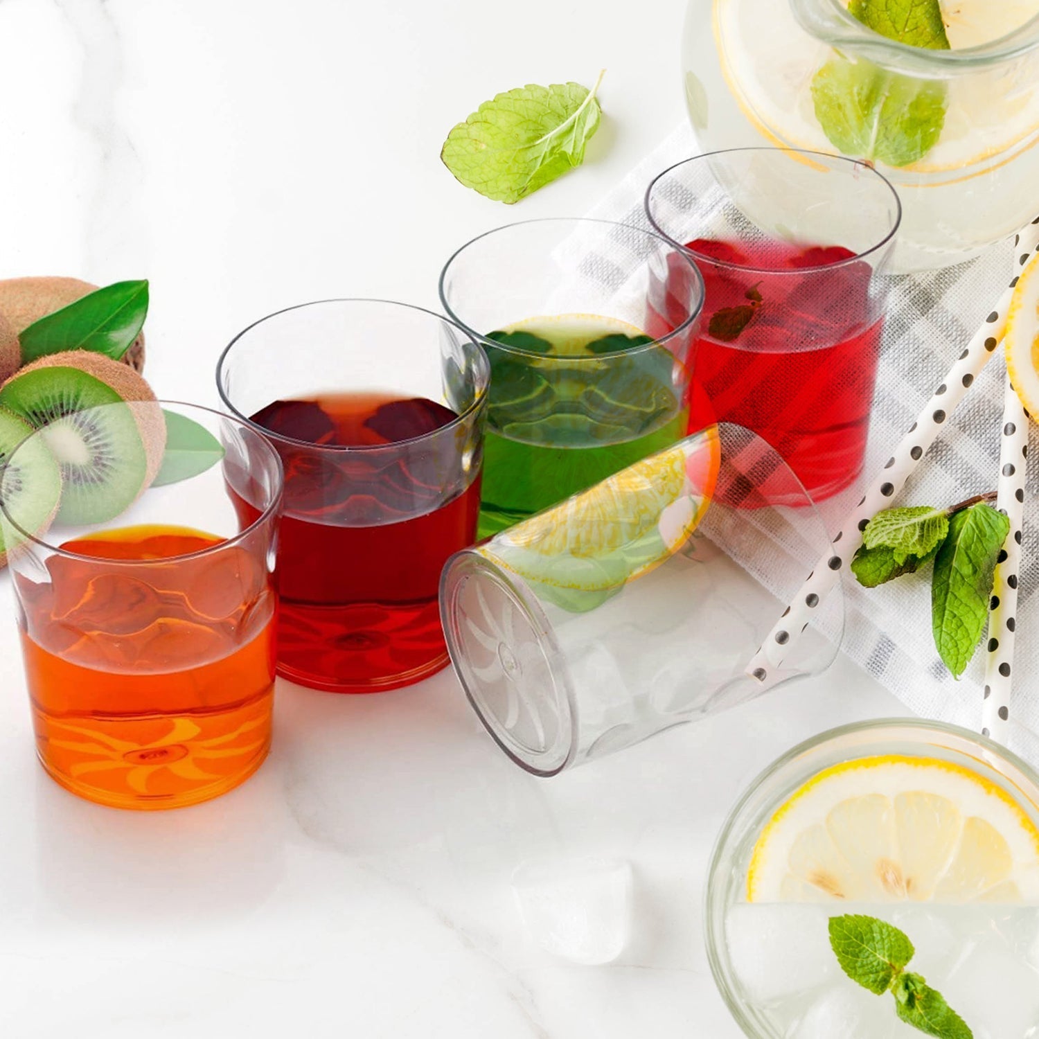 Magic Glass Clear Glass Bubble Water Juice Glasses (6 Pcs Set) Magic Glass Clear Glass Bubble Water Juice Glasses (6 Pcs Set)